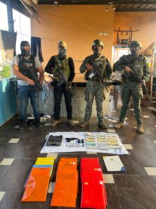 Fuentes de inteligencia militar, realizó un allanamiento en el centro del cantón Jipijapa, Provincia de Manabí