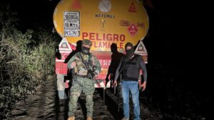 Inteligencia militar, detectó un vehículo tipo tanquero