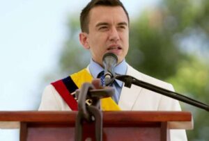 El presidente Daniel Noboa participó de la sesión solemne por los 204 años de la independencia de Guayaquil