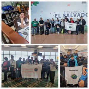 INTEGRANTES DE LA 3ª. MARCHA MUNDIAL SIGUEN SU RECORRIDO HACIA EL SALVADOR