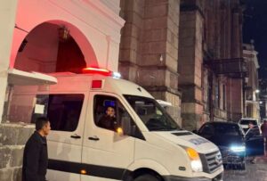 La ministra del Interior, Mónica Palencia sufrió una descompensación en su salud