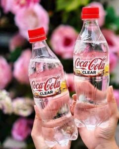 Coca-Cola Clear es una versión sin color ni cafeína