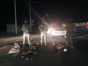 Control de armas, municiones y explosivos (CAMEX), mediante patrullajes móviles y fijos en el eje vial #Durán – Yaguachi