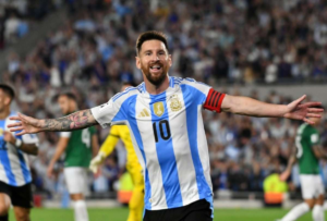 Argentina goleó 6-0 a Bolivia, con un “show” del delantero Lionel Messi