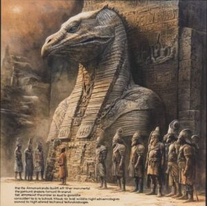 Zecharia Sitchin afirmó que los Anunnaki eran en realidad una raza de seres extraterrestres del planeta desconocido Nibiru