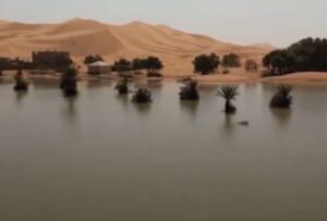 El desierto del Sáhara experimentó una inundación sin precedentes en 50 años, debido a un ciclón extratropical