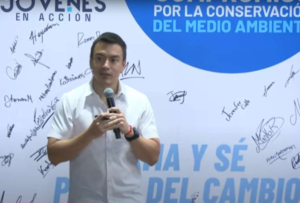 Presidente Noboa a los jóvenes: “Mi compromiso es generar empleo por medio de la conservación y que ustedes tengan oportunidades”