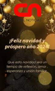 Felices fiestas les desea la familia de coralnoticiasny