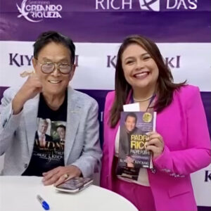 Gisela Rojas y Robert Kiyosaki unen fuerzas para empoderar financieramente a la comunidad latina