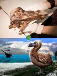 La única cabeza preservada del dodo
