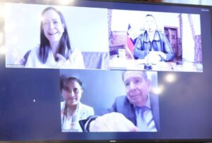 Presidente Daniel Noboa se reunió con Edmundo González y María Corina Machado