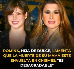 Romina habló sobre el fallecimiento de su madre