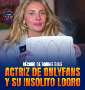 Actriz de OnlyFans, ha logrado un récord