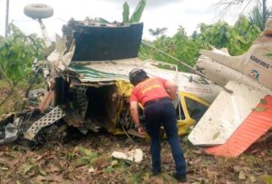 Accidente aéreo en El Triunfo deja un herido