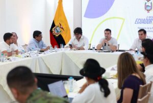 Santa Elena: Noboa lideró el Gabinete Sectorial Social en Santa Elena
