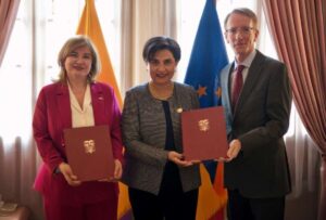 Cancillería y UE firmaron convenio para fortalecer la seguridad