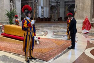 Presidente Noboa participó del funeral del Papa Francisco