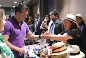 Presidente Noboa se reunió con emprendedores ecuatorianos en España
