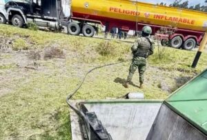 Bloque de Seguridad desmantela conexión clandestina de combustible en Salcedo