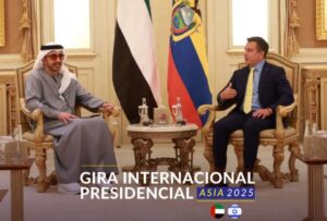 Presidente Noboa se reunió con el Ministro de Relaciones Exteriores de Emiratos Árabes Unidos