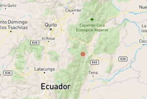 Se registró temblor en Tena