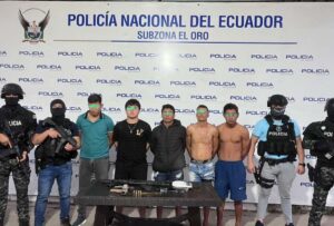 Golpe a la extorsión en El Oro: cinco personas fueron detenidas para investigaciones