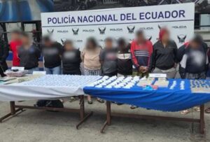 Guayaquil: 22 aprehendidos con droga y municiones