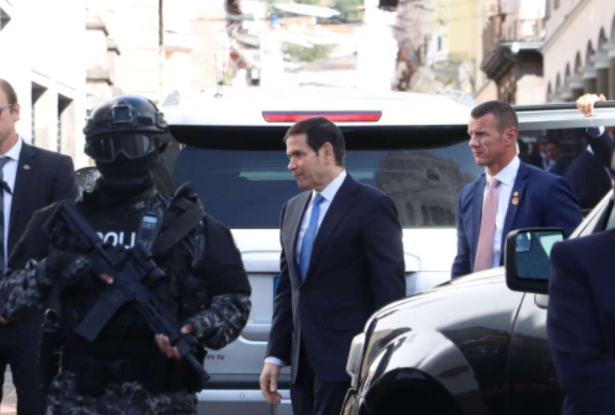 Daniel Noboa y Marco Rubio se reúnen en el Palacio de Carondelet