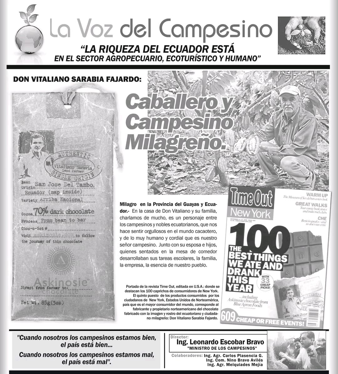 Don Vitaliano Sarabia Fajardo: Caballero y Campesino Milagreño