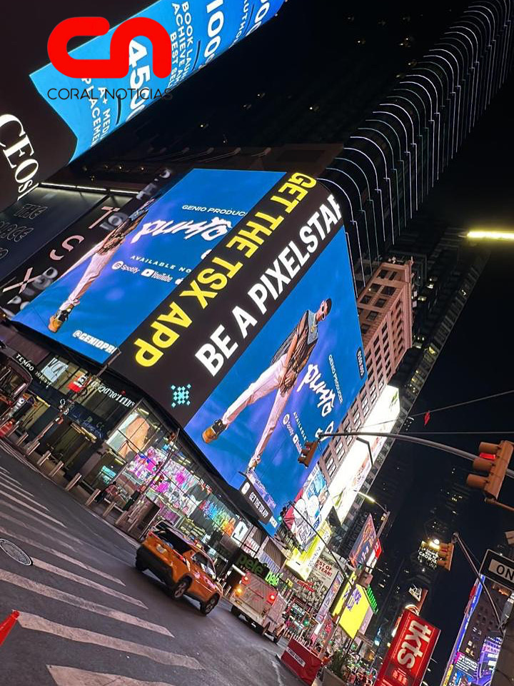 Genio Producer conquista Times Square: “Punto G” suena a todo volumen en Nueva York