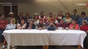Estas son las seis resoluciones que tomó la Conaie para continuar con el paro en Ecuador