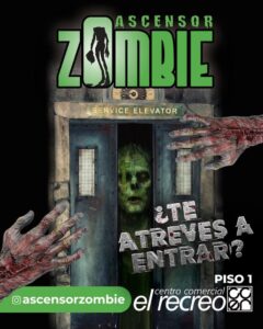 ¡Ascensor Zombie llega a Caracas! Una experiencia aterradora y única en el Centro Comercial El Recreo