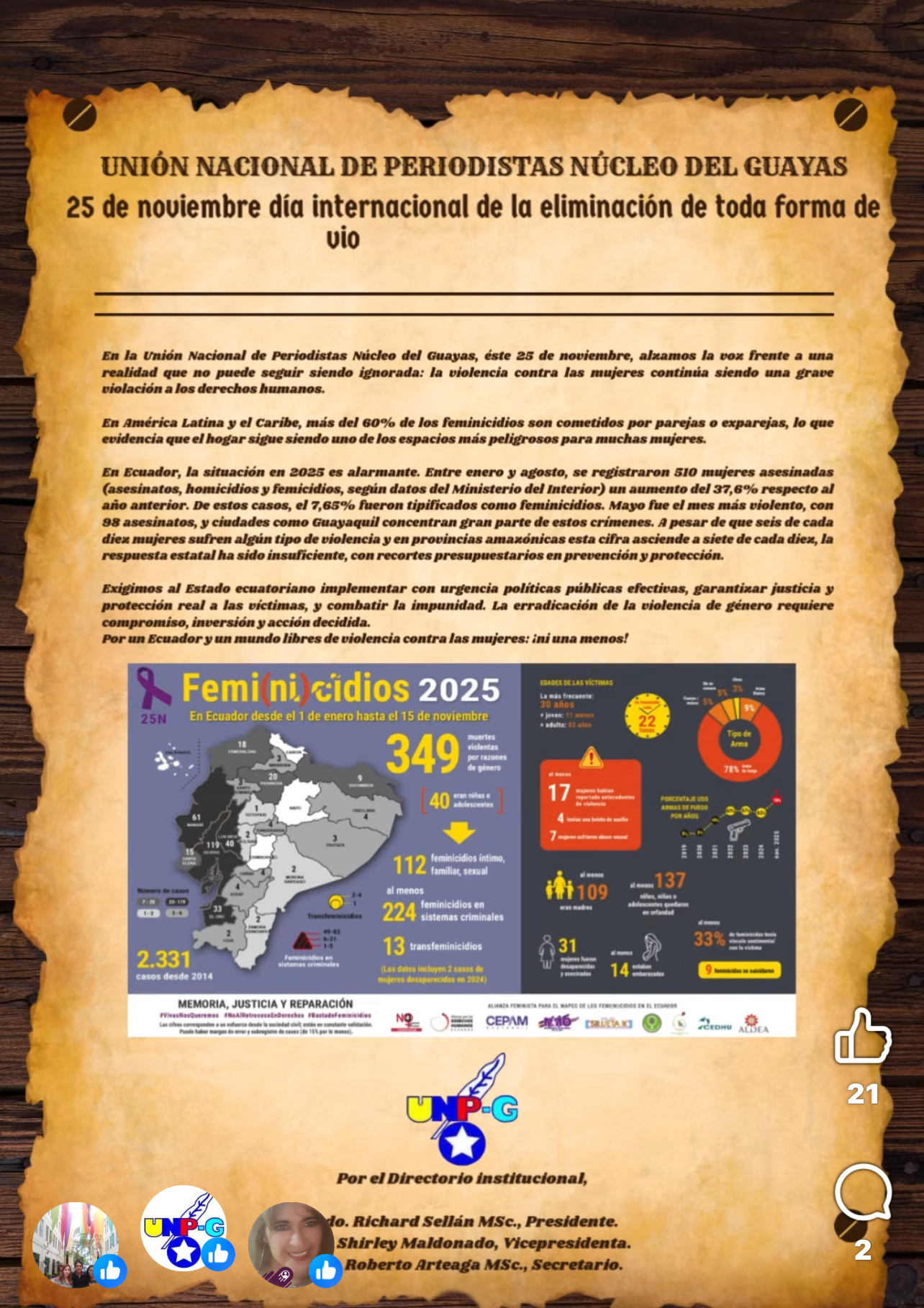 25 de noviembre, día internacional para erradicar toda forma de violencia contra la mujer