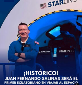 El primer ecuatoriano en viajar al espacio