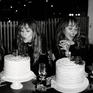 Miley Cyrus disfrutando su cumpleaños