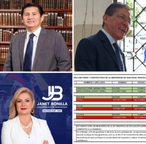 TRIBUNAL ELECTORAL DE LA UNIVERSIDAD DE GUAYAQUIL SOLO CALIFICÓ LA CANDIDATURA GOBIERNISTA DE PACO MORÁN