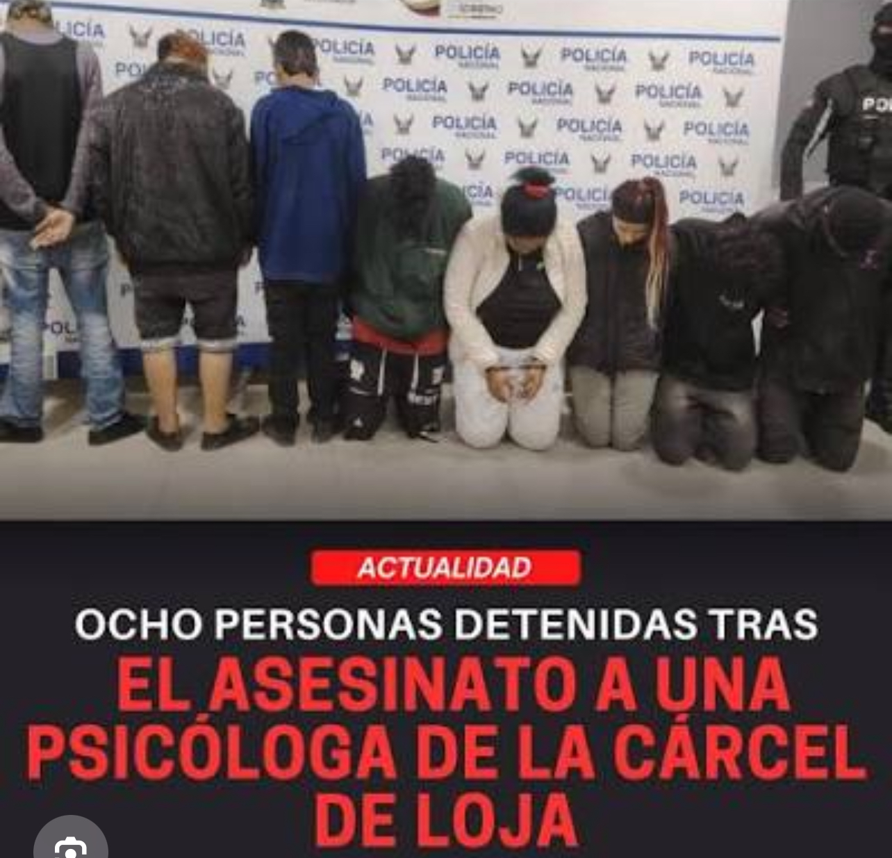 ASESINAN A UNA PSICÓLOGA DE LA CÁRCEL DE LOJA Y DETIENEN A OCHO SOSPECHOSOS