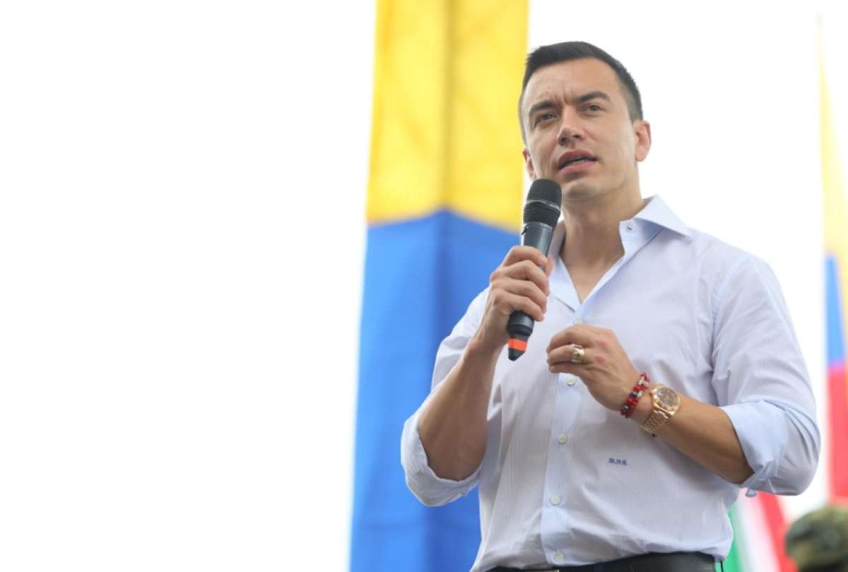 Presidente Noboa presenta cifras de crecimiento económico, a pesar del paro