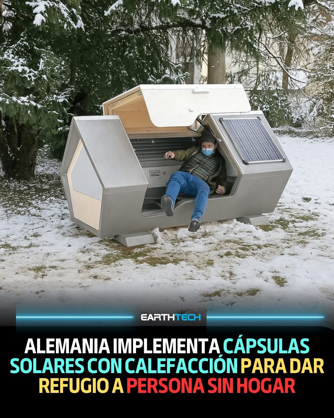 🌙🇩🇪 Alemania 2025: cápsulas solares que salvan vidas en las noches de invierno