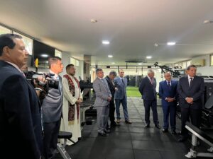 Inauguración del nuevo gimnasio del Circulo Militar de Guayaquil