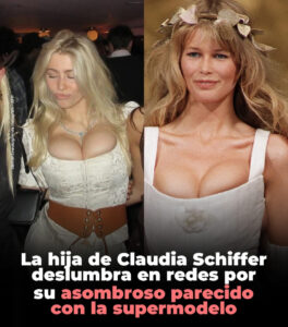 Sorprendió en redes sociales por su notable parecido con la supermodelo