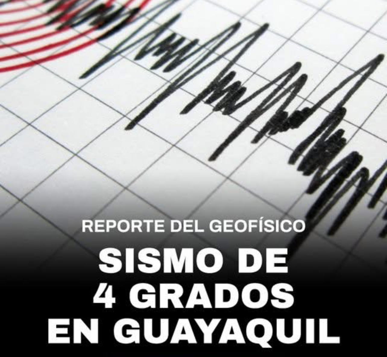 SISMO DE 4 GRADOS SACUDIÓ A GUAYAQUIL LA NOCHE DE ESTE DOMINGO 23 DE NOVIEMBRE