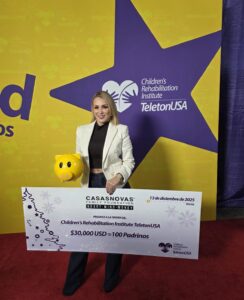 PERLA TAMEZ CASASNOVAS, EMPRESARIA Y FILÁNTROPA SE CONVIERTE EN MADRINA DE HONOR DEL TELETÓN USA 2025.