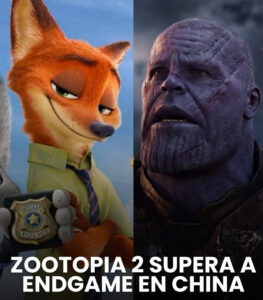 LE GANARON A ENDGAME 😱 ZOOTOPIA 2 superó uno de los récords de Avengers Endgame en China
