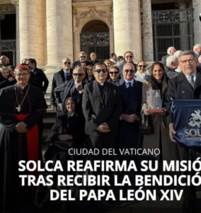 SOLCA REAFIRMA SU MISIÓN TRAS RECIBIR LA BENDICIÓN DEL PAPA LEÓN XIV