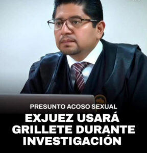 EXJUEZ DAVID JACHO USARÁ GRILLETE DURANTE INVESTIGACIÓN