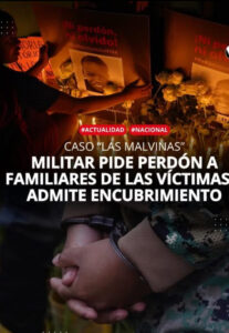 MILITAR RECONOCE ENCUBRIMIENTO Y PIDE PERDÓN A FAMILIARES DE LAS VÍCTIMAS