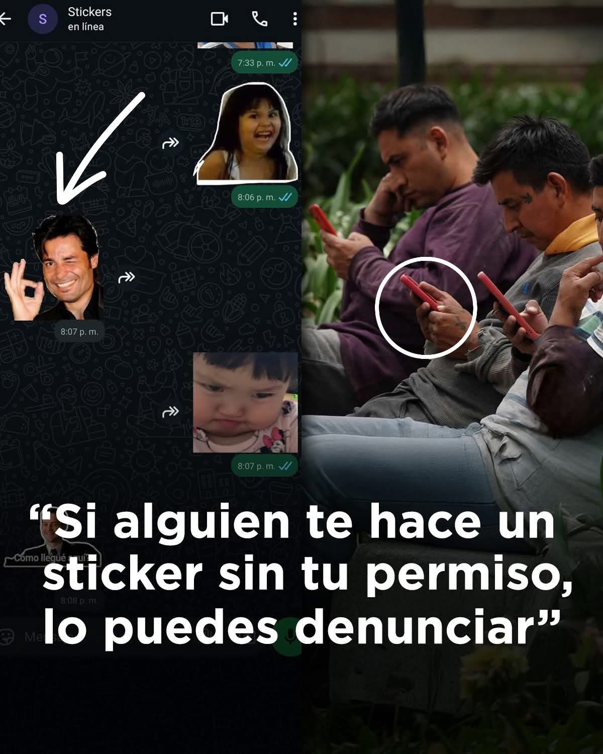 Hacer stickers con tu cara NO es una broma… es un delito si tú no das permiso