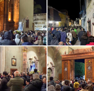 Virgen de la Inmaculada Concepción en su recorrido