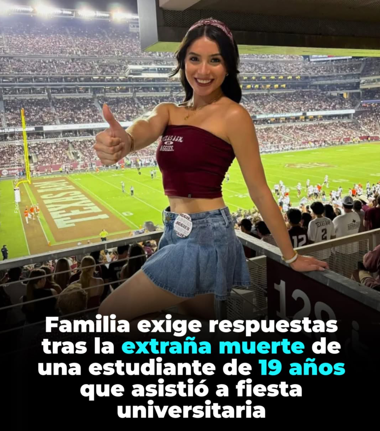 Estudiante de 19 años de Texas fue hallada sin vida